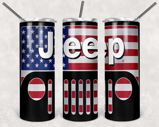 AMERICAN JEEP TUMBLER