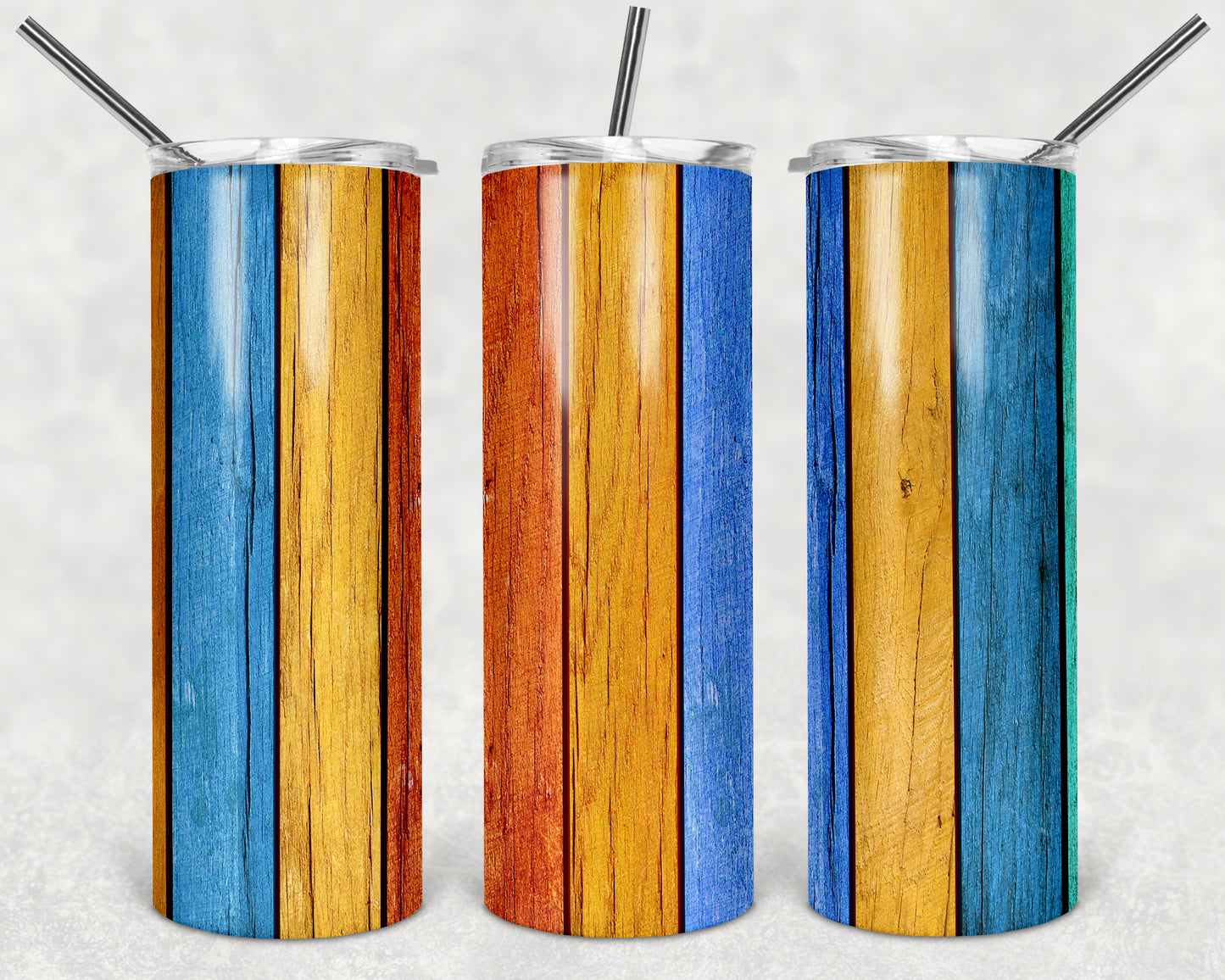 Colorful Wood Tumbler