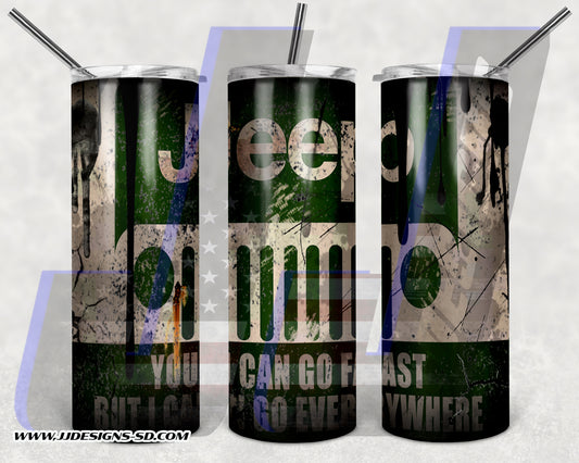 GRUNGE JEEP TUMBLER 2