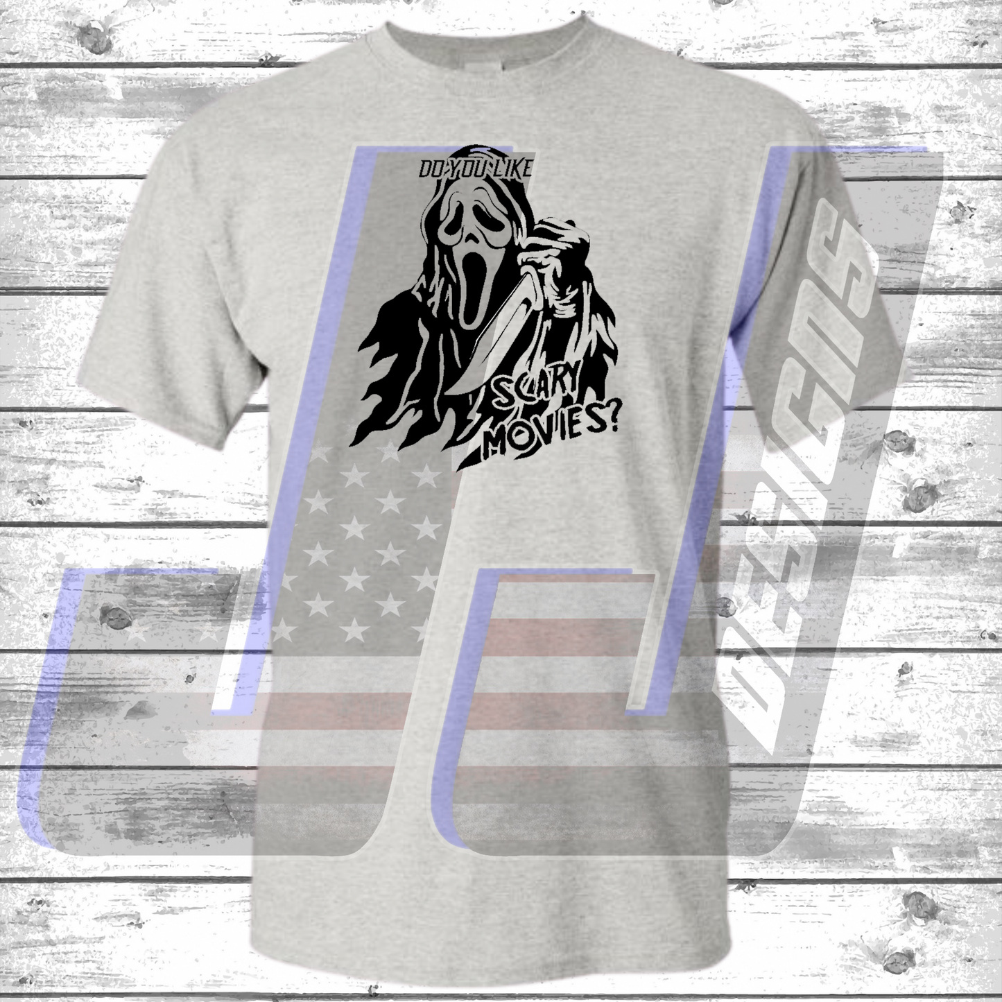 DO YOU LIKE SCARY MOVIES T-SHIRT