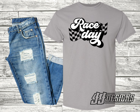 Retro Race Day Tshirt